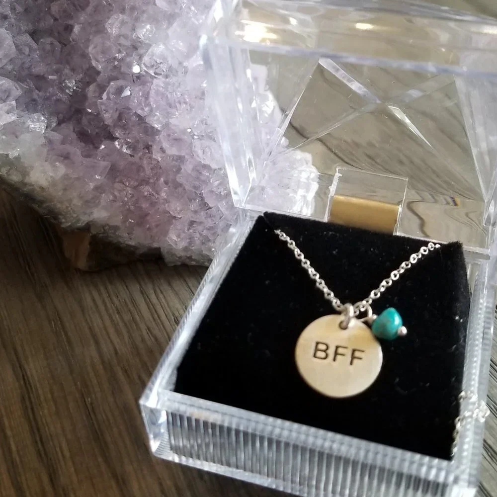 NEW--Sterling Silver BFF Necklace